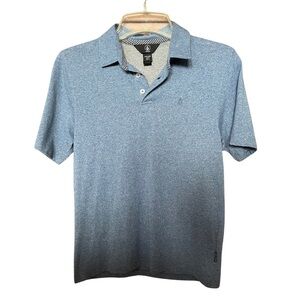 Volcom Boys Blue Grey Polo Shirt Size 10